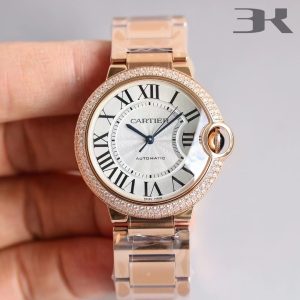 Double-row Drilled Rose Gold Balloon Earrings